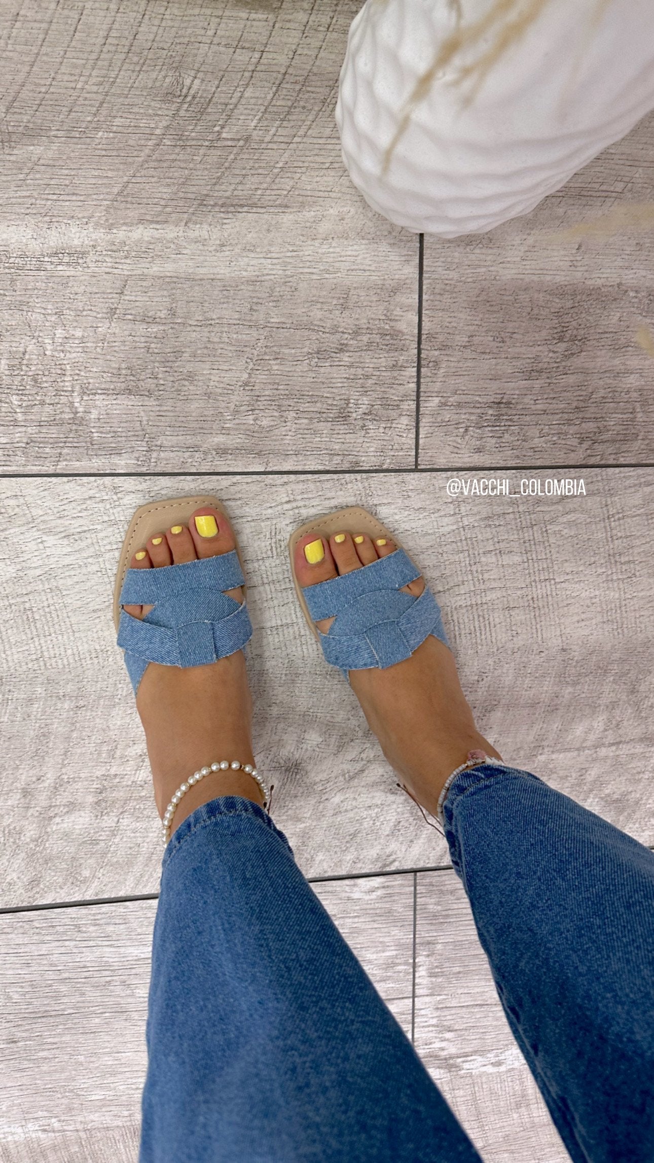 Sandalia Denim