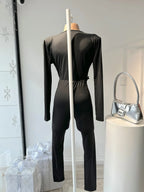 Enterizo MangL Ceñido Cuell profundo - Vacchi