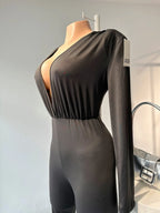 Enterizo MangL Ceñido Cuell profundo - Vacchi