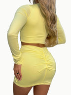 set corto hebilla manga L