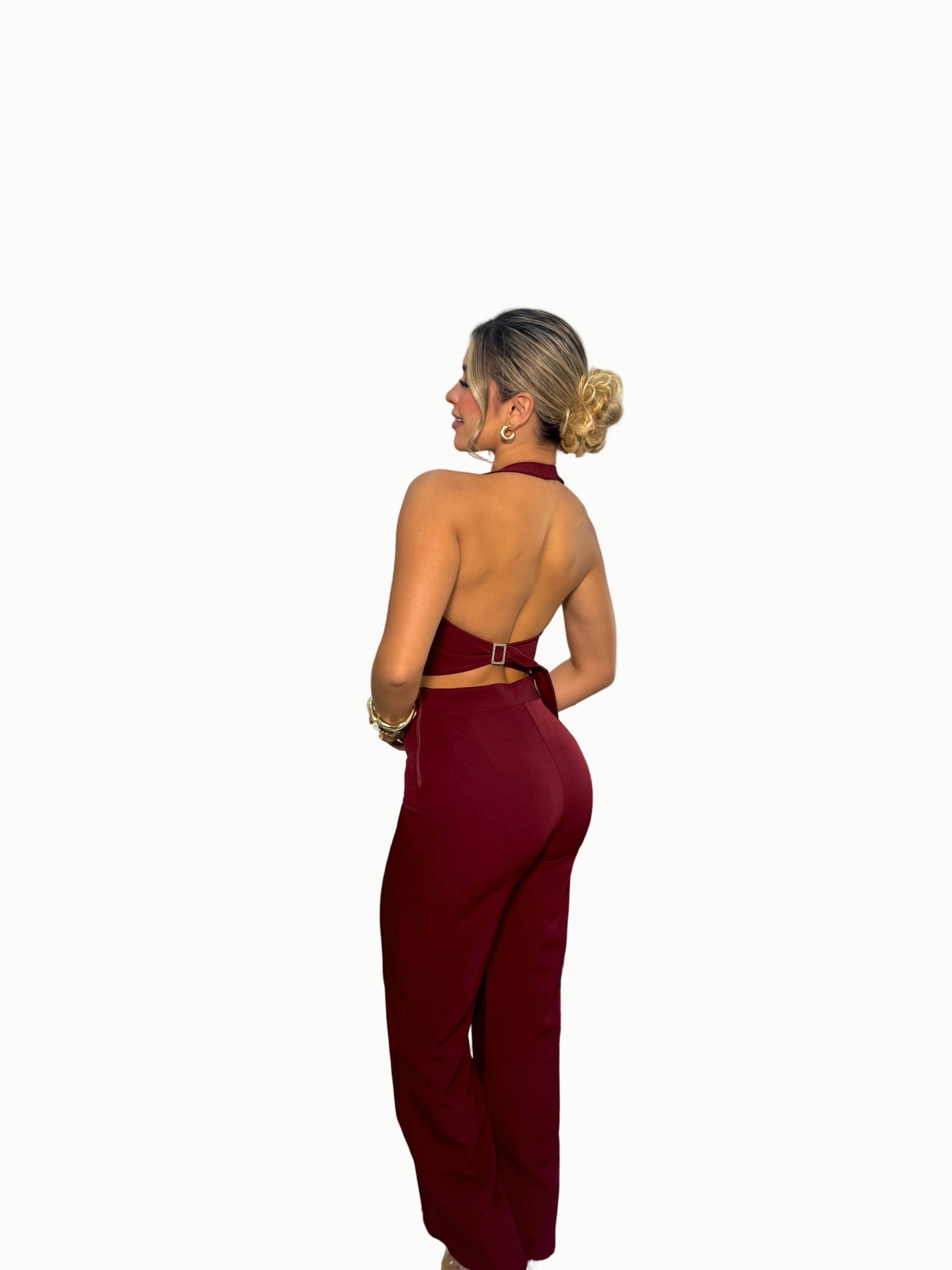 SET PANTALON CHALECO HEBILLA