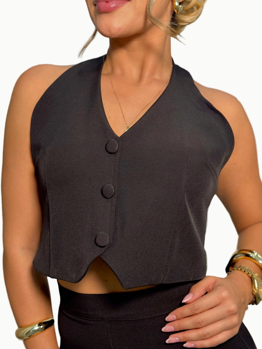 SET PANTALON CHALECO HEBILLA