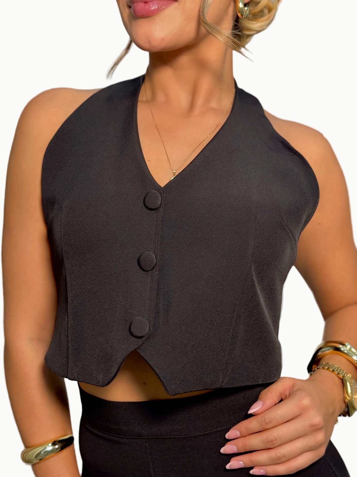 SET PANTALON CHALECO HEBILLA