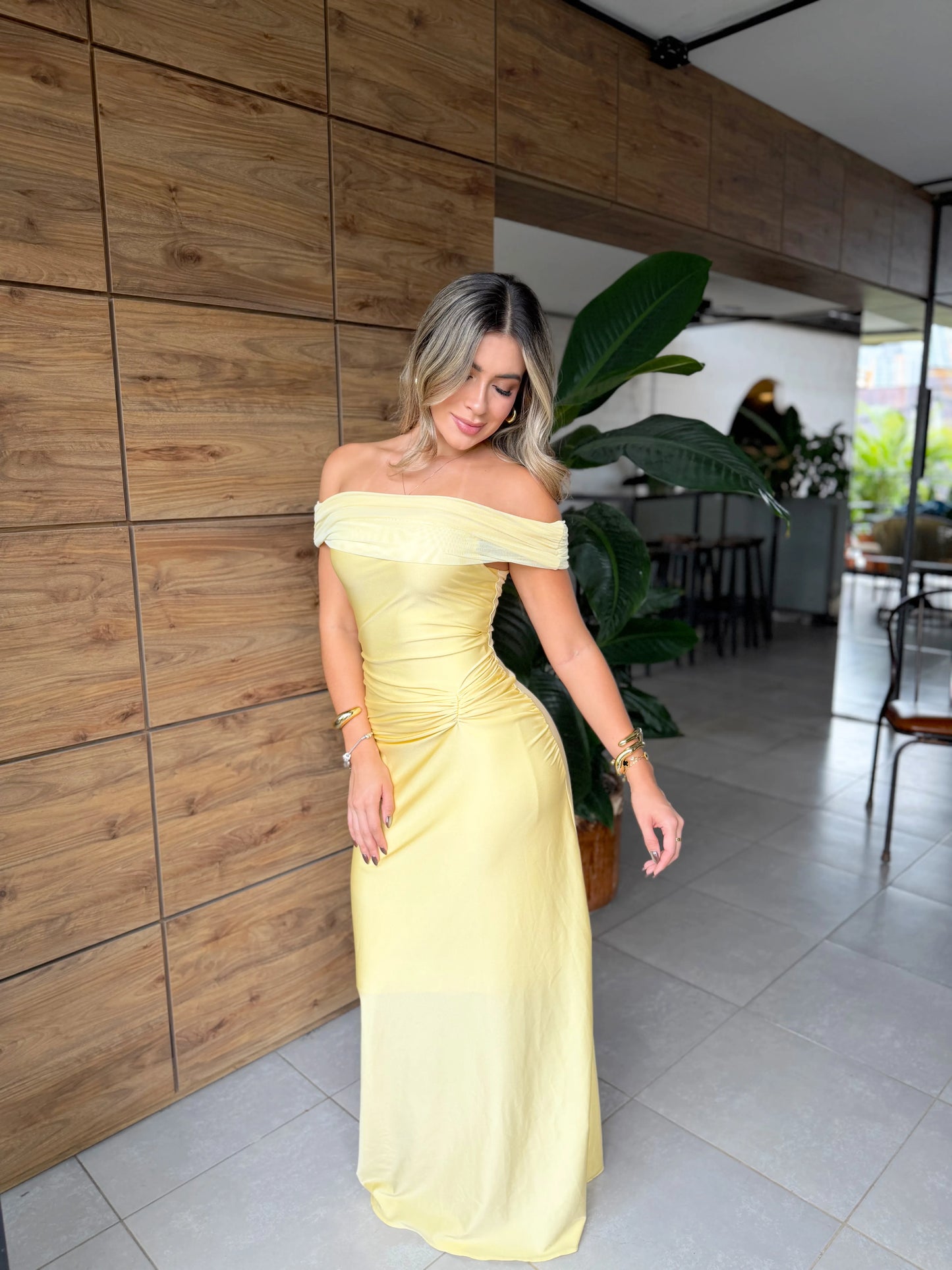 Vestido largo bandeja Bella