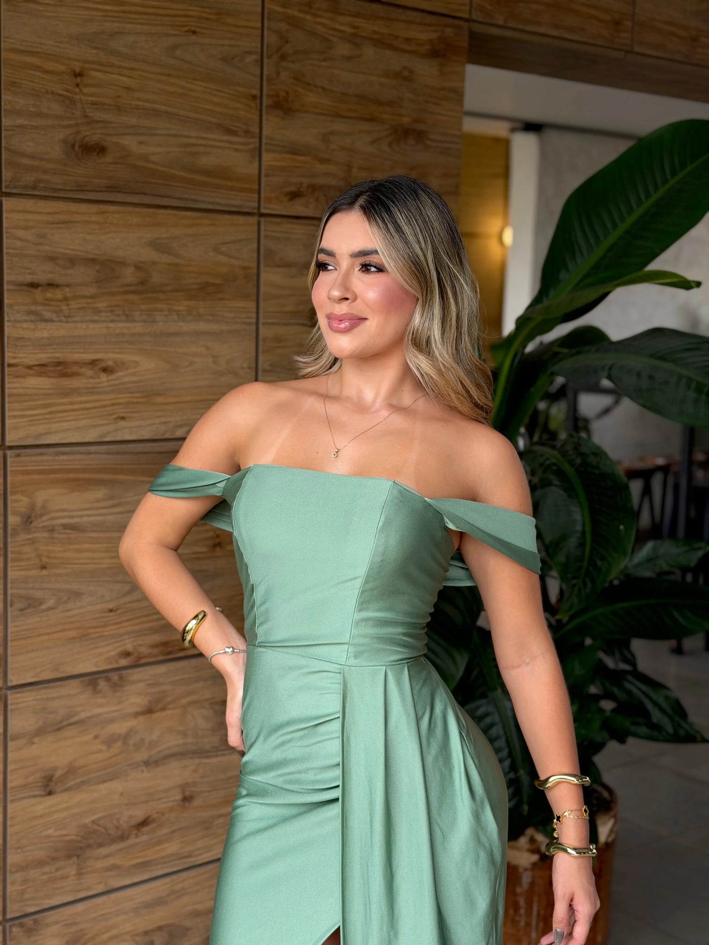 Vestido largo caída Renata