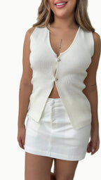 Chaleco Tejido Largo - Vacchi