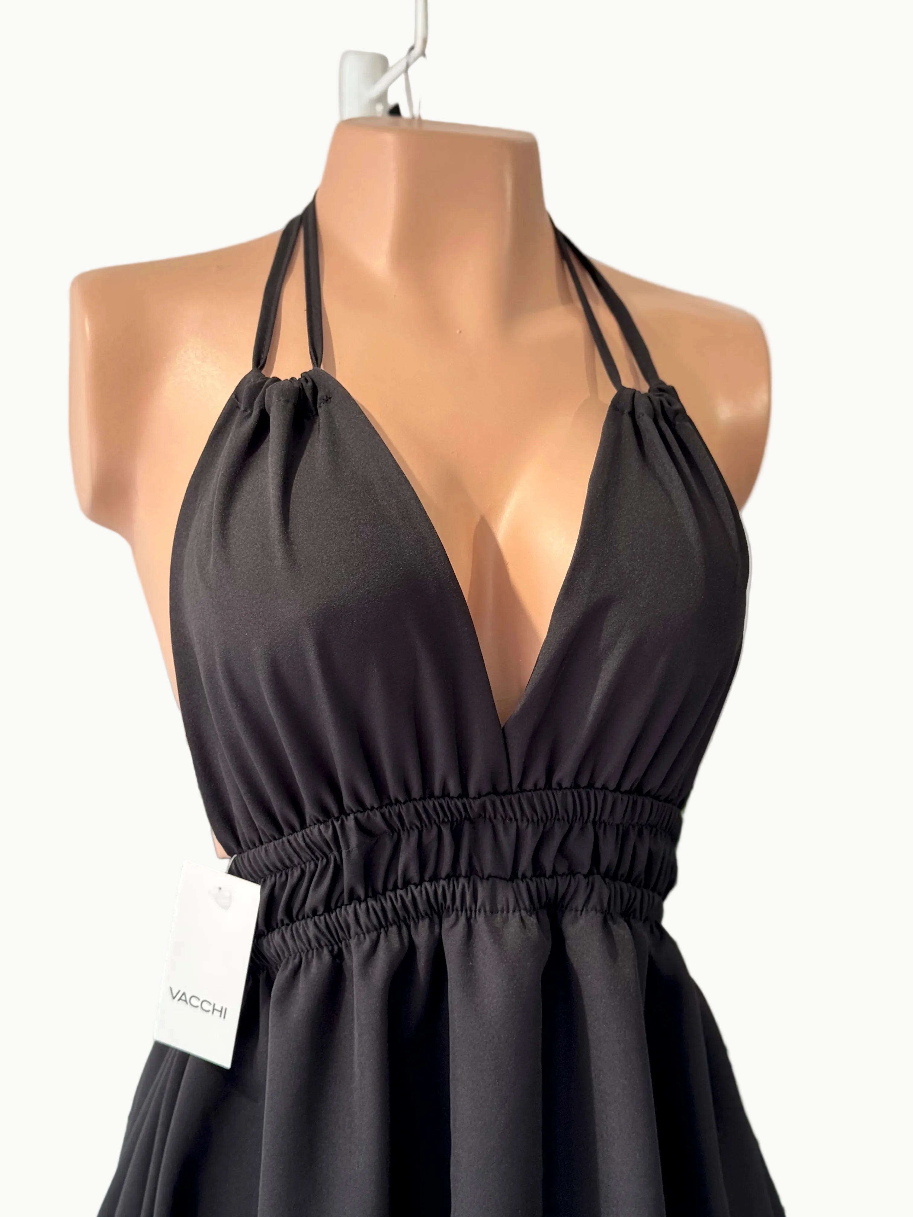 Enterizo corto golas espalda