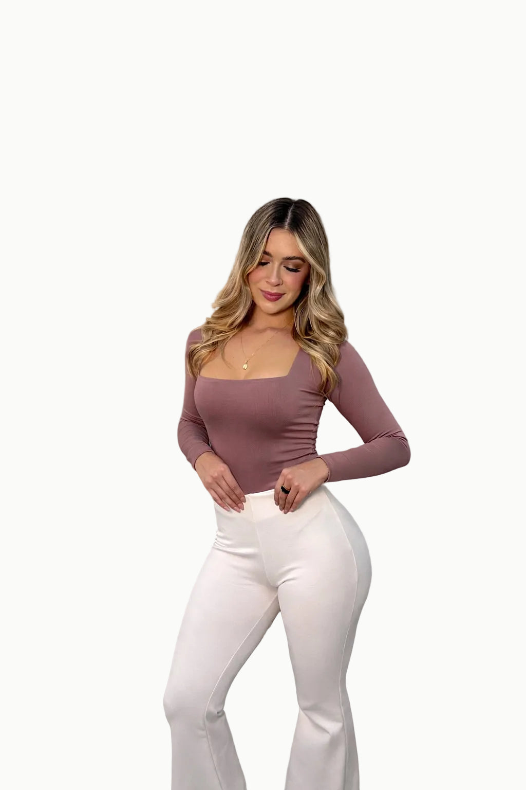 Body cuadrado manga larga