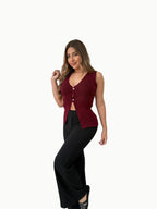 Chaleco Tejido Largo - Vacchi