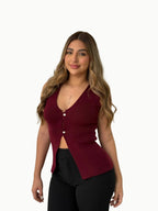 Chaleco Tejido Largo - Vacchi