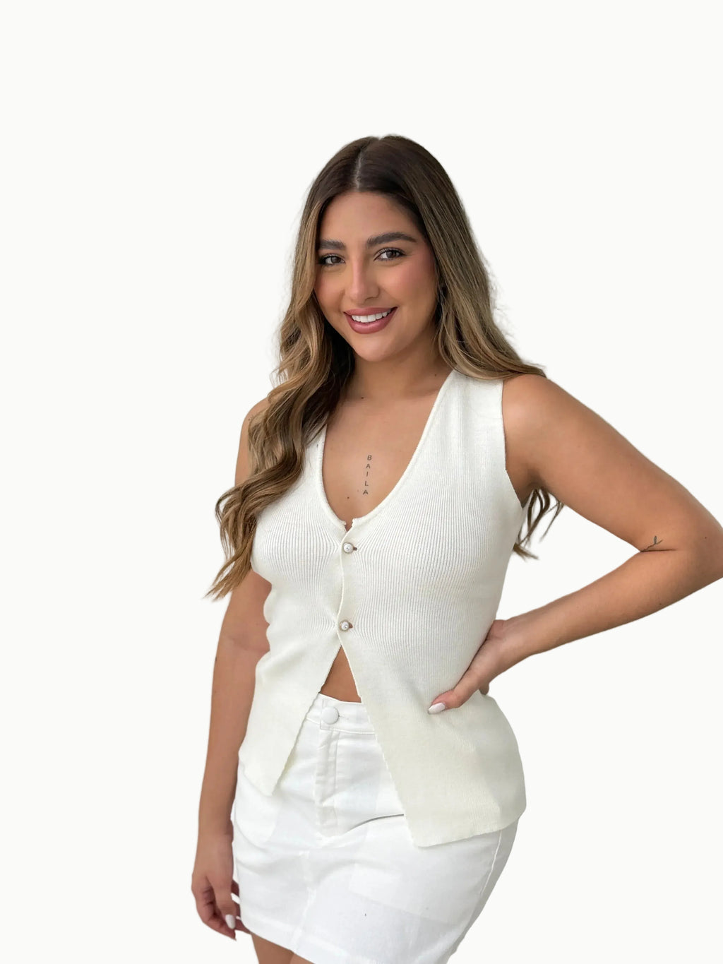 Chaleco Tejido Largo - Vacchi