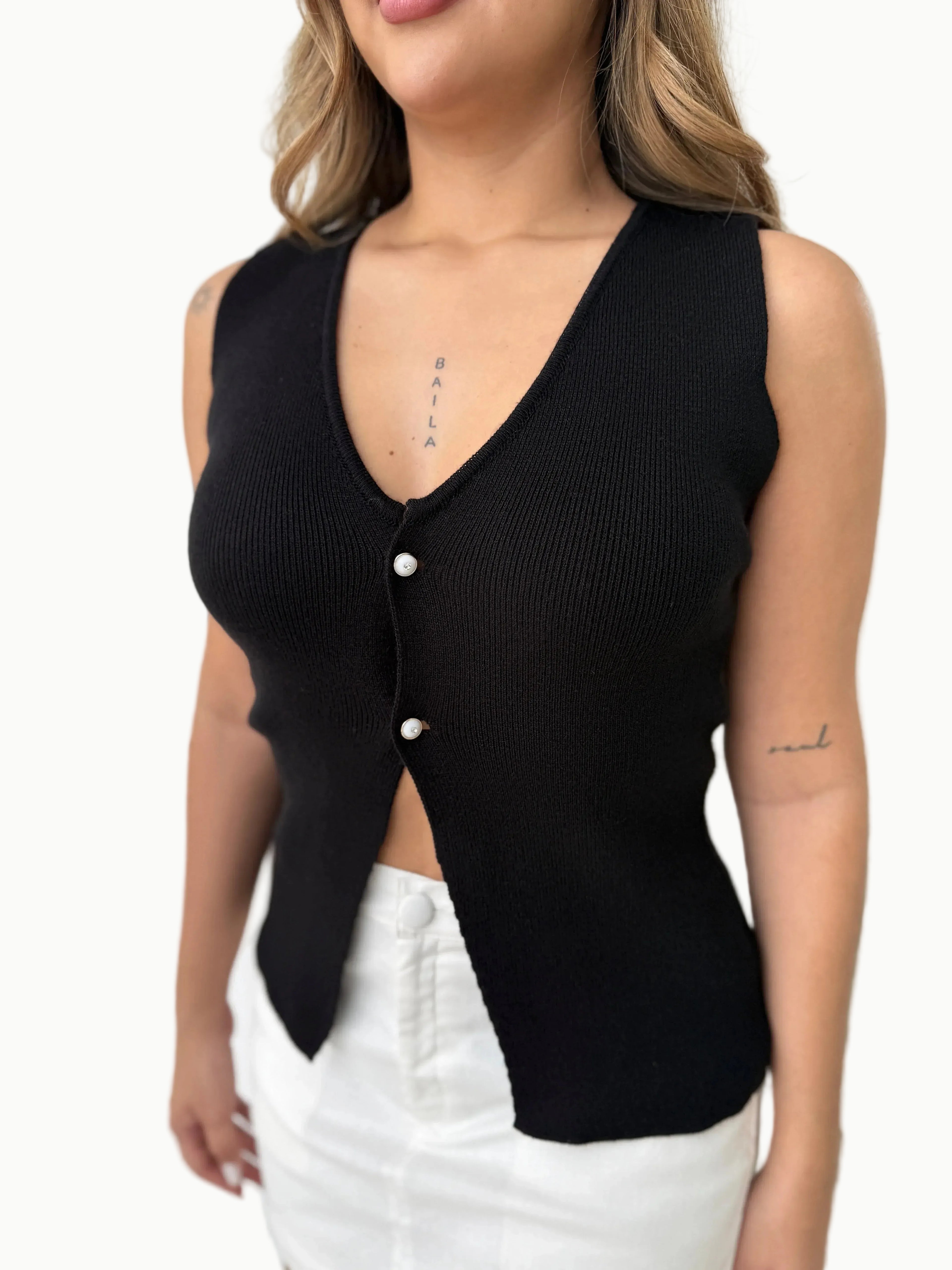 Chaleco Tejido Largo - Vacchi