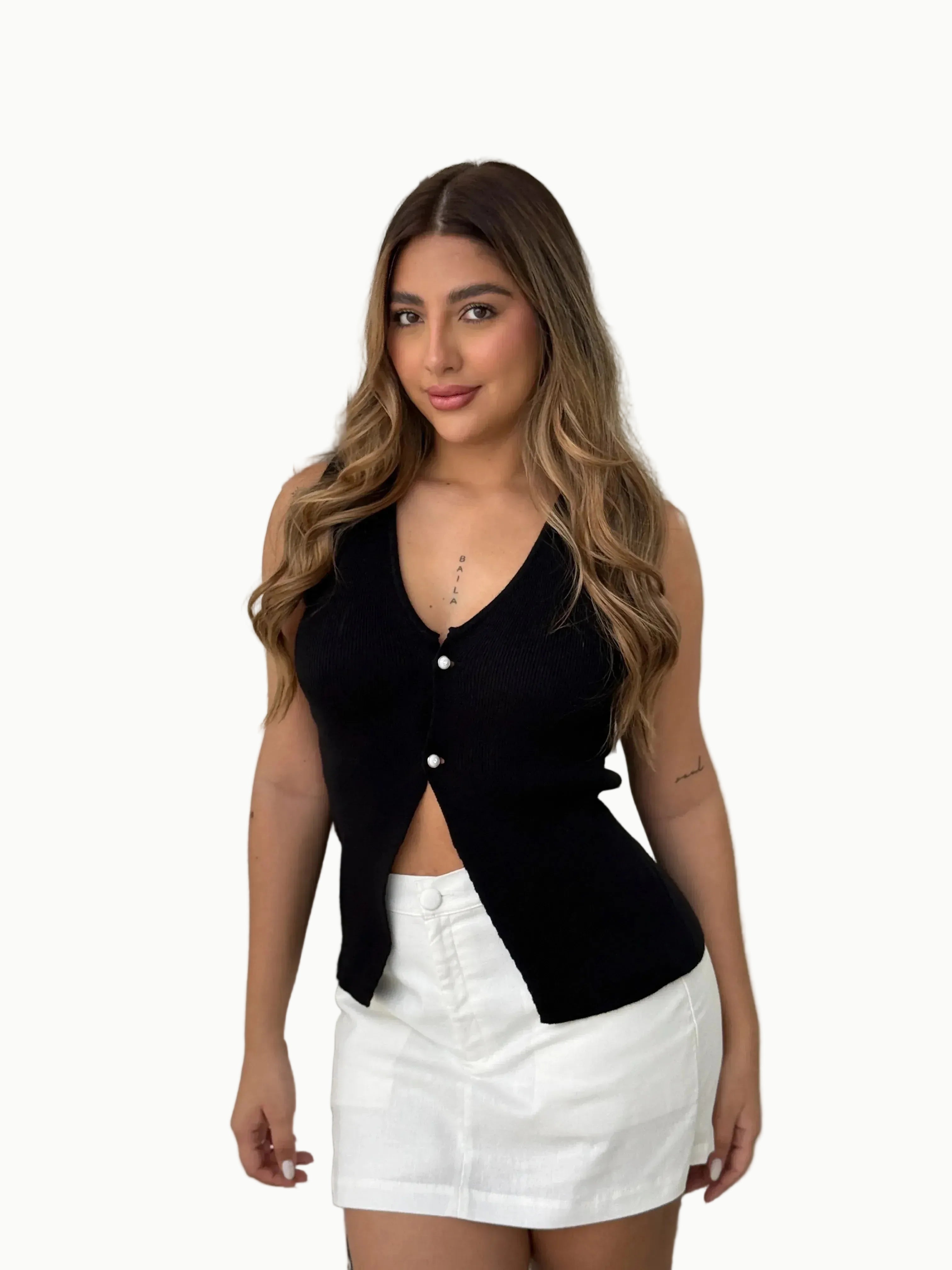 Chaleco Tejido Largo - Vacchi