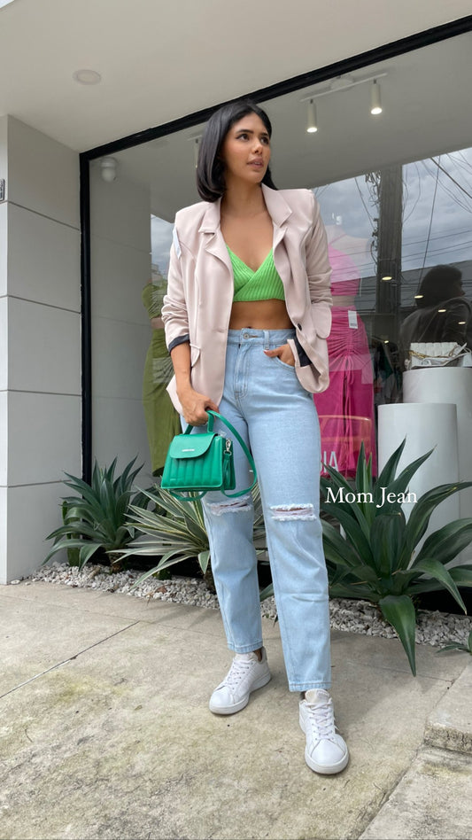 Blazer Largo Botón