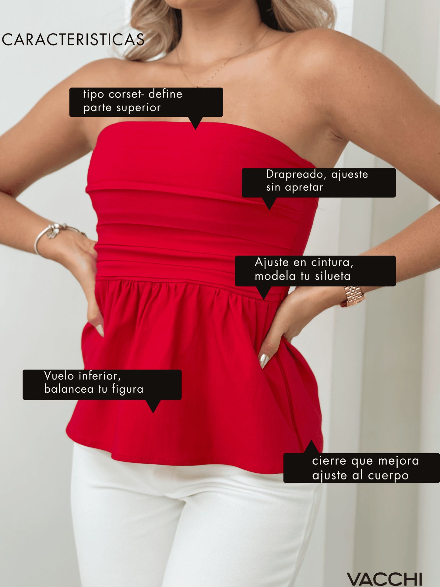 Blusa straple princesa