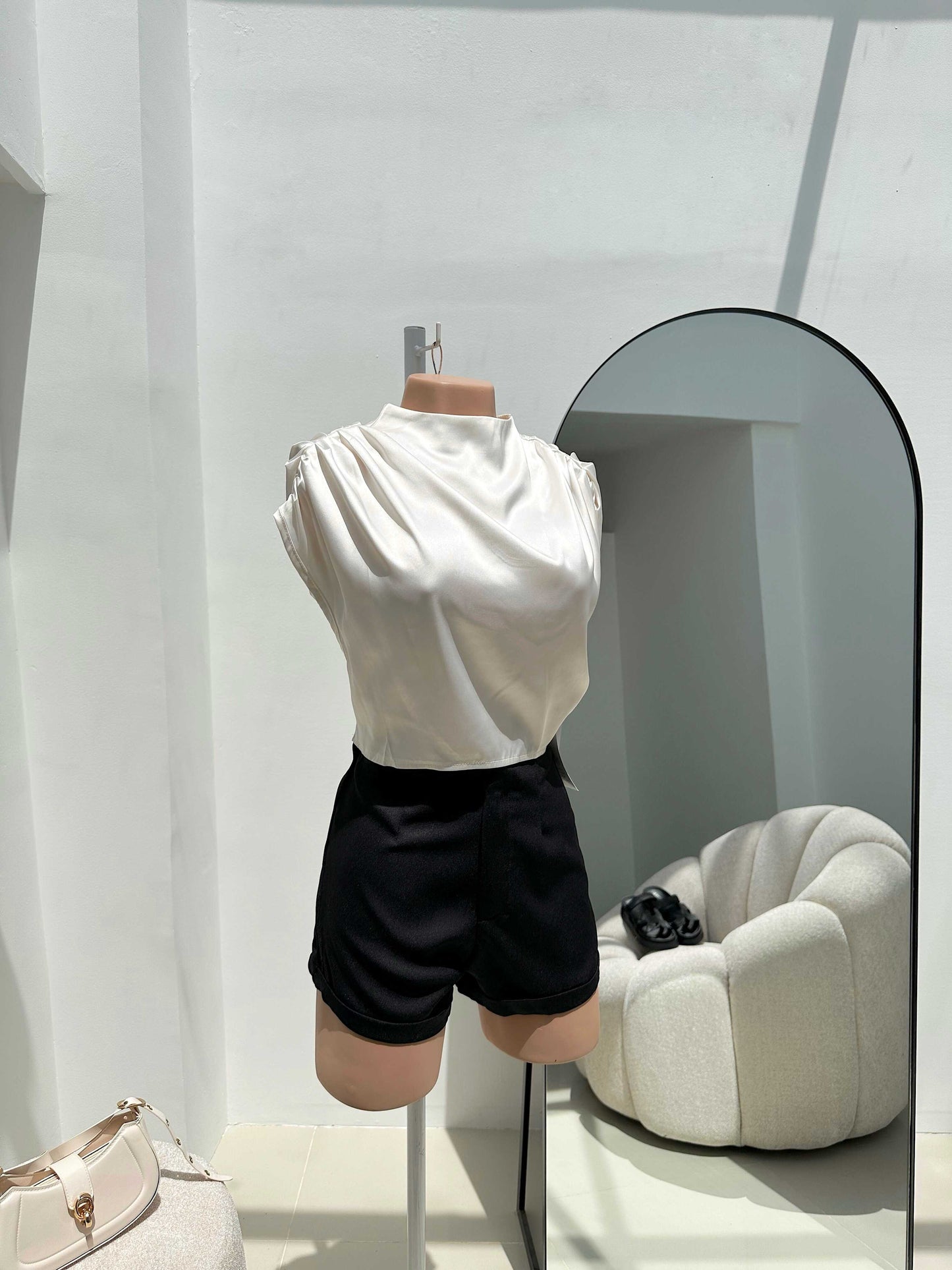 Blusa Hombros Drap Sisa