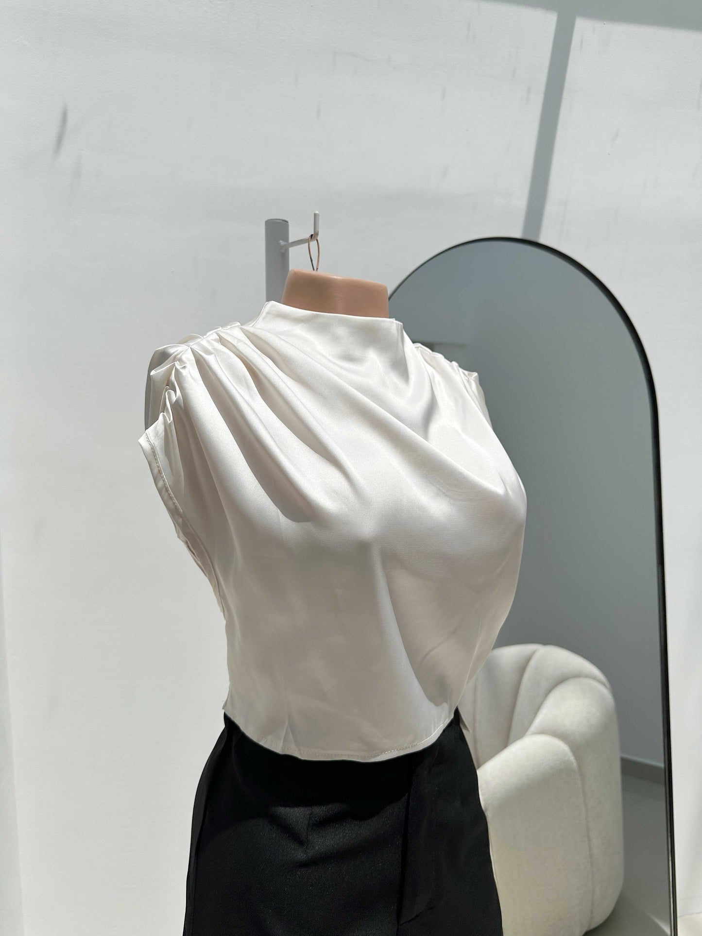 Blusa Hombros Drap Sisa