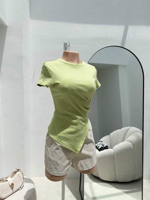 Blusa Larga Rib