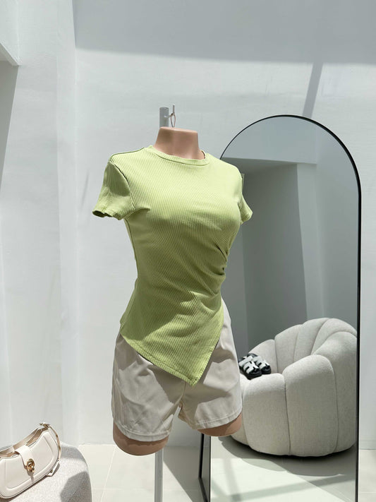 Blusa Larga Rib