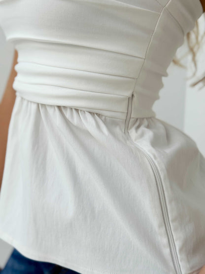 Blusa straple princesa