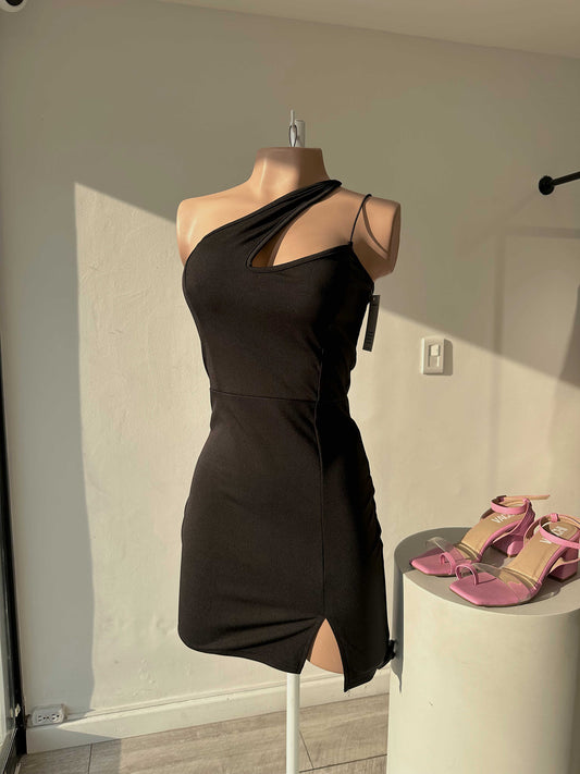 Vestido Corto Asimétrico