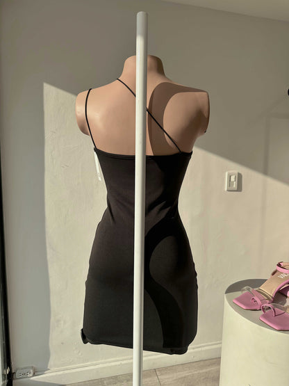 Vestido Corto Asimétrico