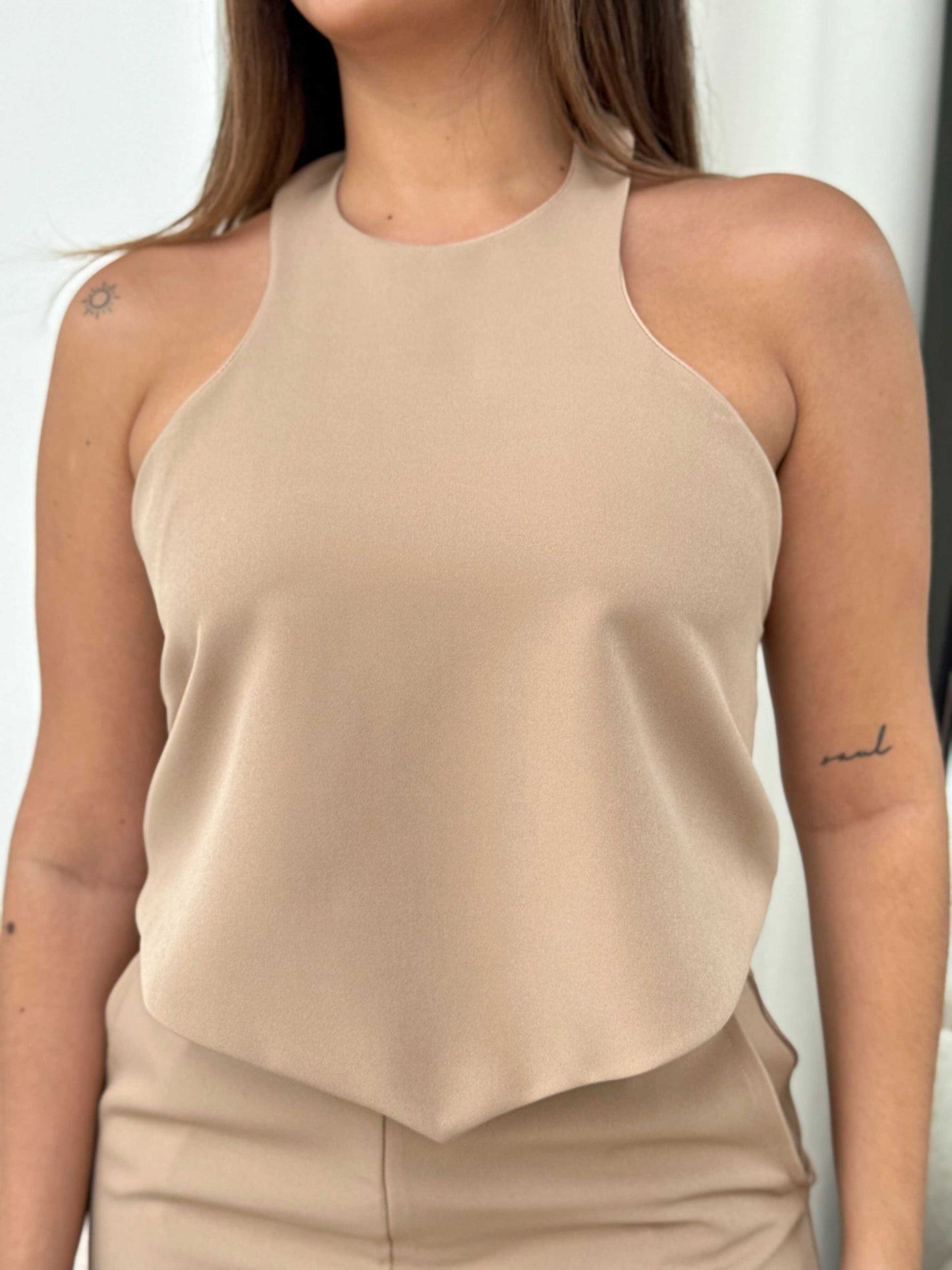 Set pantalón amarre cuello