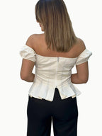 Blusa bandeja shirred - Vacchi
