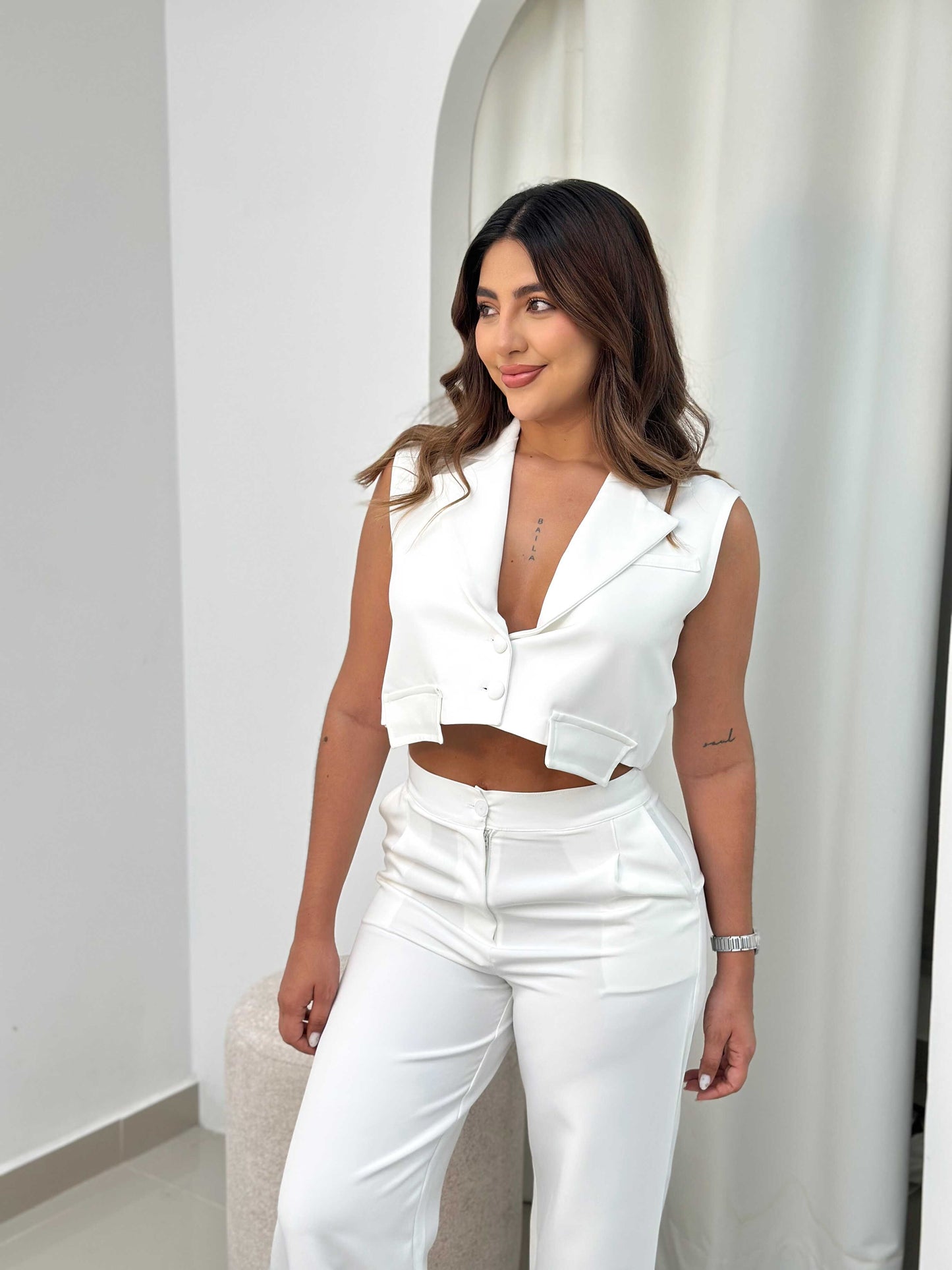 Pantalon ancho básico