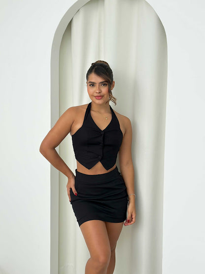 Set Top Falda Corta