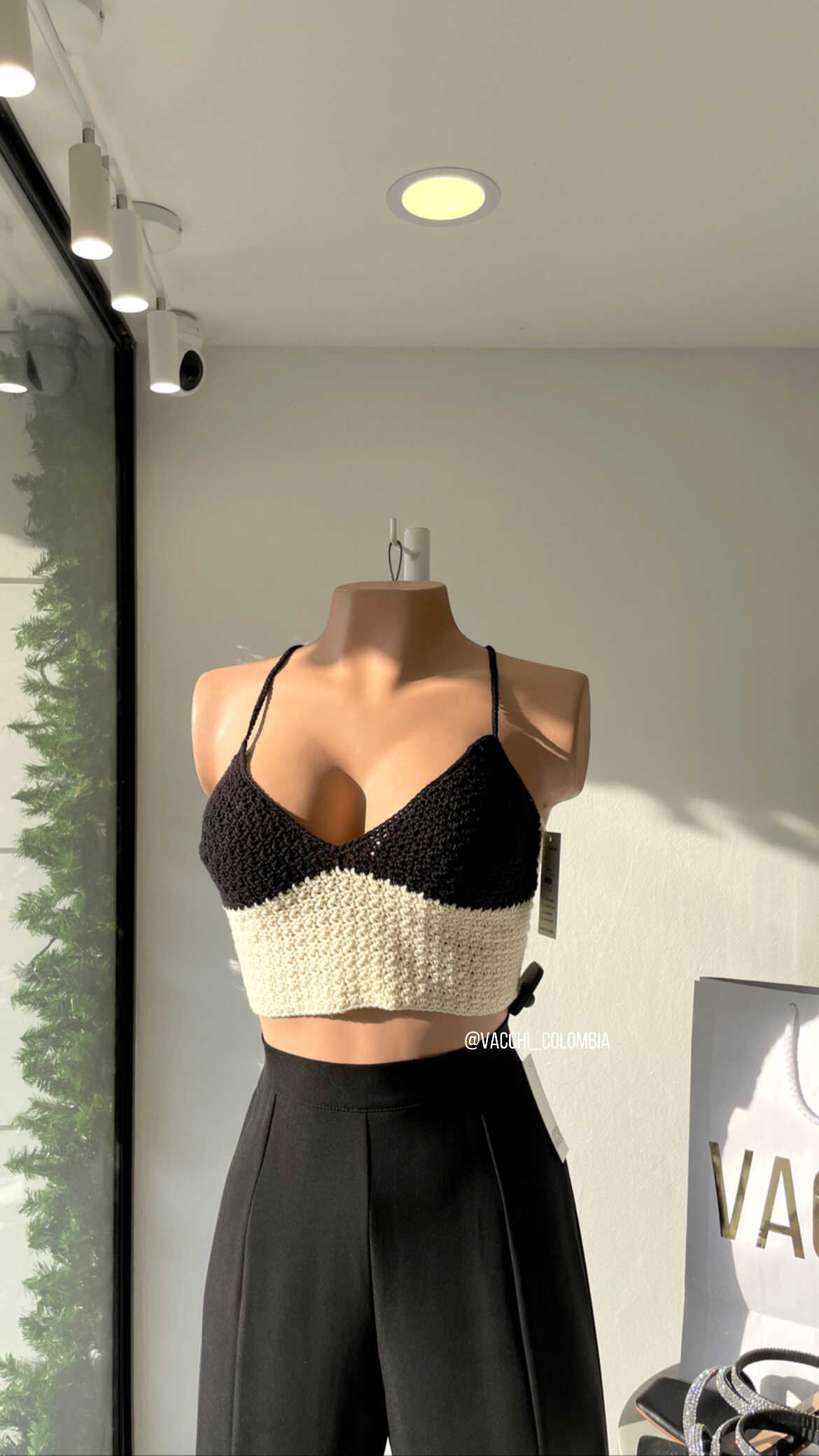 Top Crochet Bicolor
