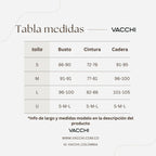 Blusa manga larga hebillas satin - Vacchi